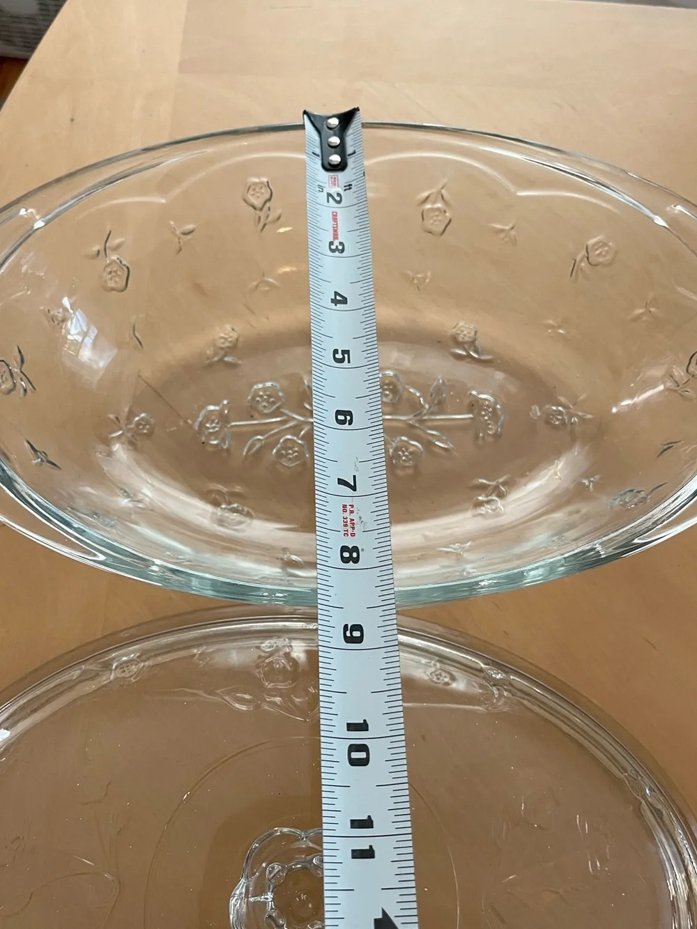 Anchor Hocking Savannah Covered Casserole Dish 2 Quart Clear Glass Baking Dish